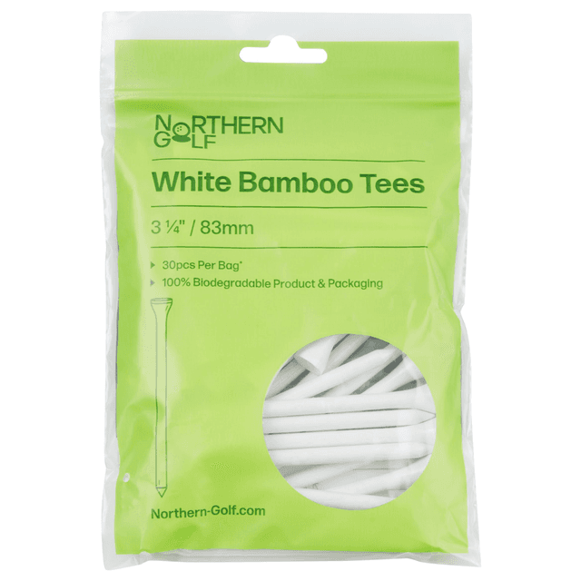 Northern Golf Bamboo Golf Tees White by Scottsdale Golf on Productcaster.