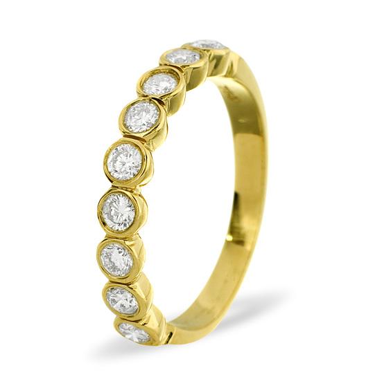 Emily 18k Gold Diamond Eternity Ring 0.50ct G/vs on Productcaster.