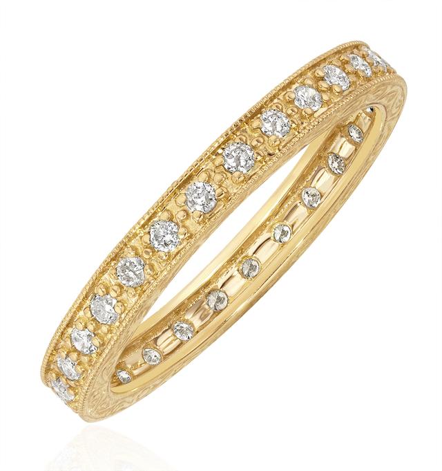 Eternity Ring 0.33ct Diamond 9k Gold on Productcaster.