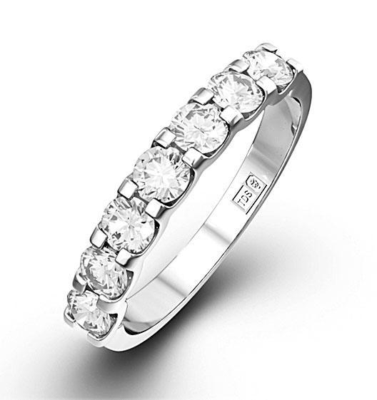 Chloe 18k White Gold Lab Diamond Eternity Ring 0.50ct F/vs on Productcaster.