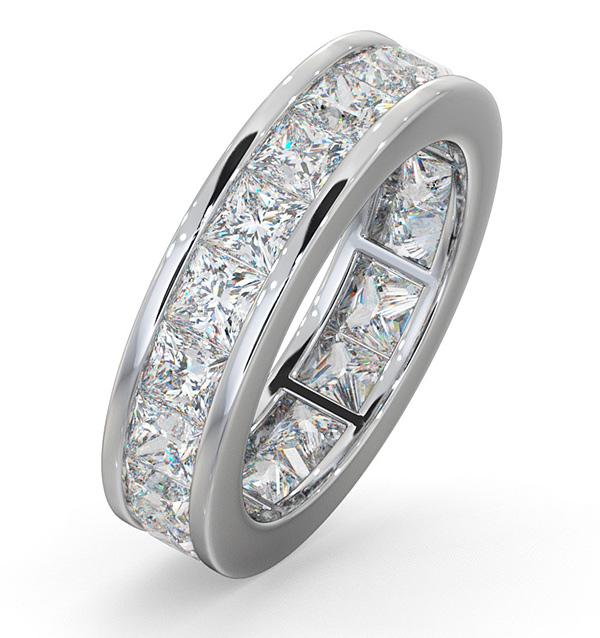 Eternity Ring Lauren Platinum Diamond 5.00ct G/vs on Productcaster.