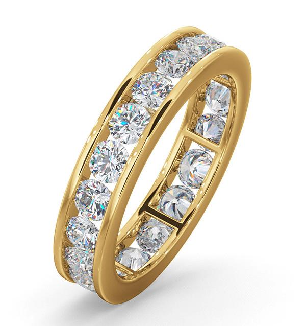 Rae Lab Diamond Eternity Ring Channel Set 2.00ct H/si In 18k Gold on Productcaster.