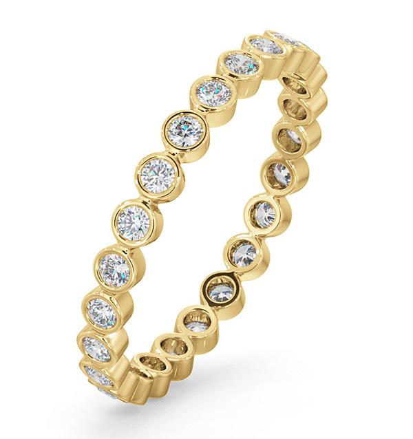 Eternity Ring Emily 18k Gold Diamond 0.50ct H/si on Productcaster.