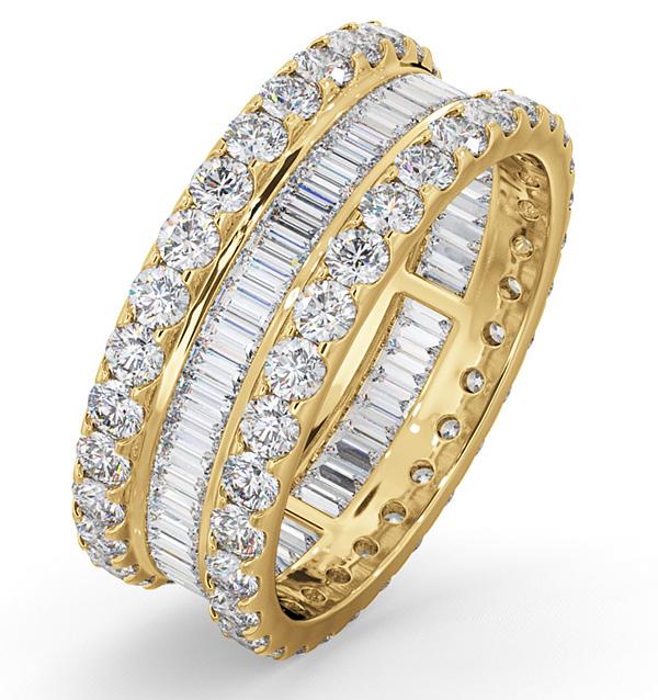 Eternity Ring Katie 18k Gold Diamond 3.00ct H/si on Productcaster.