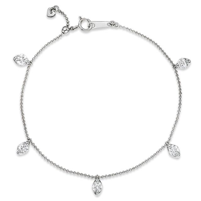 Vivara Lab Diamond Bracelet 1.00ct H/si In 9k White Gold on Productcaster.