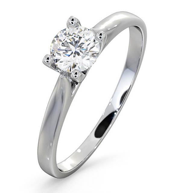 Certified 0.50ct Grace Platinum Engagement Ring E/vs2 on Productcaster.