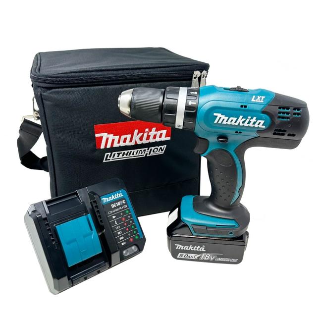 MAKITA DHP453T1CB 18v Combi Drill with 1x5ah Battery Cube Bag on Productcaster.