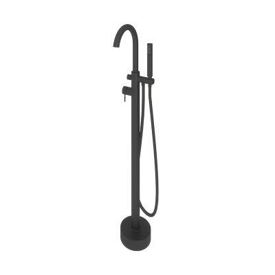 Abacus Iso Matt Black Free Standing Bath Shower Mixer Tap - ... on Productcaster.