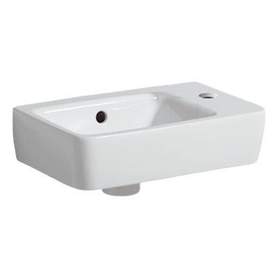 Geberit Selnova 40cm Compact Washbasin with Right Hand Tap H... on Productcaster.