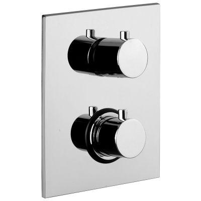 Tissino Parina Dual Handle 3 Outlet Thermostatic Shower Valv... on Productcaster.