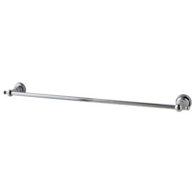 UK Bathrooms Essentials Moste Single Towel Rail in Chrome on Productcaster.