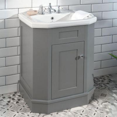 Burland Bath Co. Harbour 700mm Vanity Unit and Basin in Char... on Productcaster.