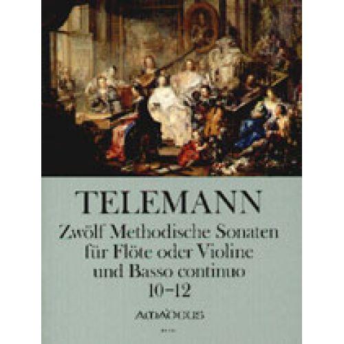 Amadeus Telemann G. Ph. - Zwölf Methodische Sonaten, 10-12 on Productcaster.