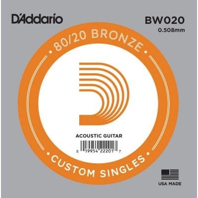 D'addario And Co Bw020 80/20 Bronze Unite 020 on Productcaster.