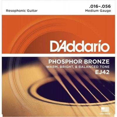 D'addario And Co Ej42 Phosphor Bronze Medium 16-56 on Productcaster.