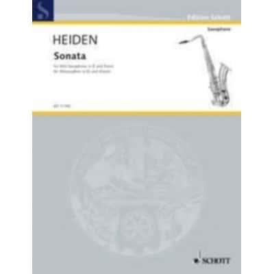 Schott Heiden Bernhard - Sonata - Alto Saxophone And Piano on Productcaster.