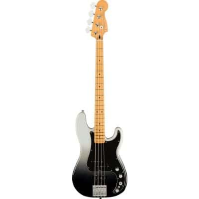 Fender Mexican Player Plus Precision Bass Mn, Silver Smoke on Productcaster.