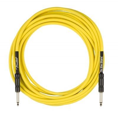 Fender Tom Delonge 18.6' To The Stars Instrument Cable Graffiti Yellow on Productcaster.