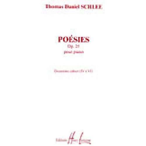 Lemoine Schlee Thomas Daniel - Poesies Ii Op.25 - Piano on Productcaster.