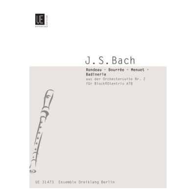 Universal Edition Bach J.s. - Rondeau, Bourree, Menuet, Badinerie - 3 Flb Atb on Productcaster.