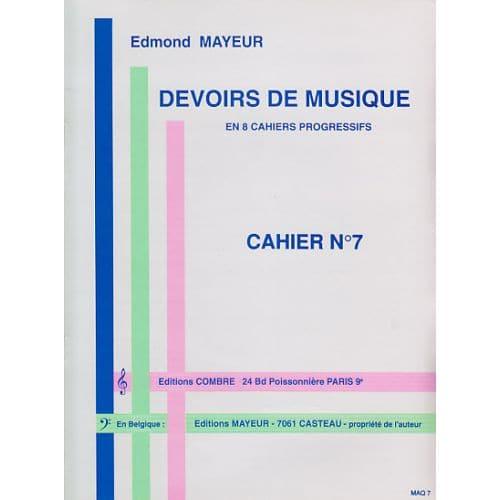 Combre Mayeur - Devoirs De Musique Cahier 7 on Productcaster.