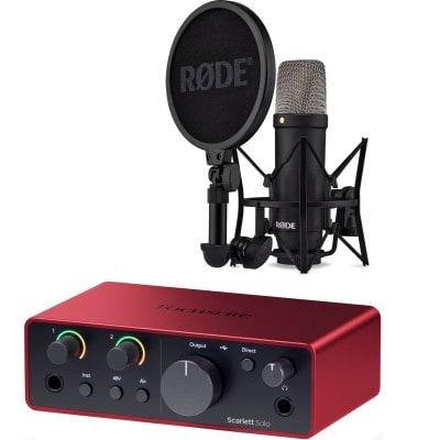 Rode Nt1 Signature Solo Bundle • Microphones à Large Membrane on Productcaster.