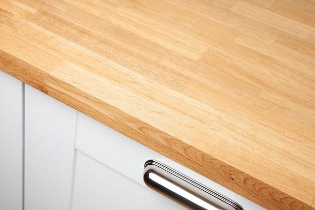 De Terra Solid Wood Oak - Solid Wood Worktop - 2000mm-x-635mm-x-22mm-worktop on Productcaster.