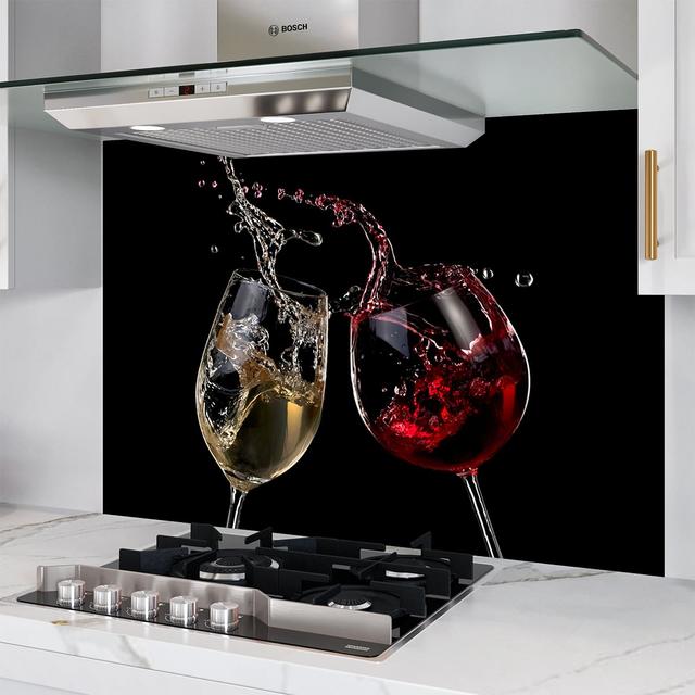 Simply Glass - Two Wine Glass - 400mmw-x-600mmh on Productcaster.