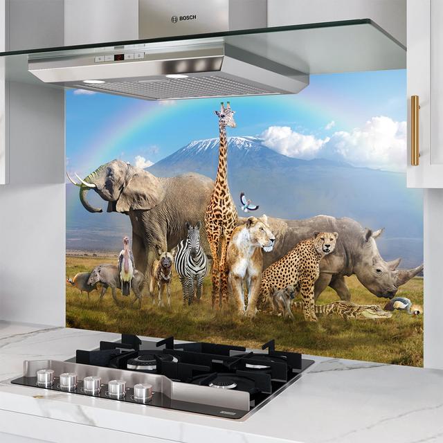 Simply Glass - Animal Kingdom (Size: 700mm(w) x 1000mm(h)) on Productcaster.