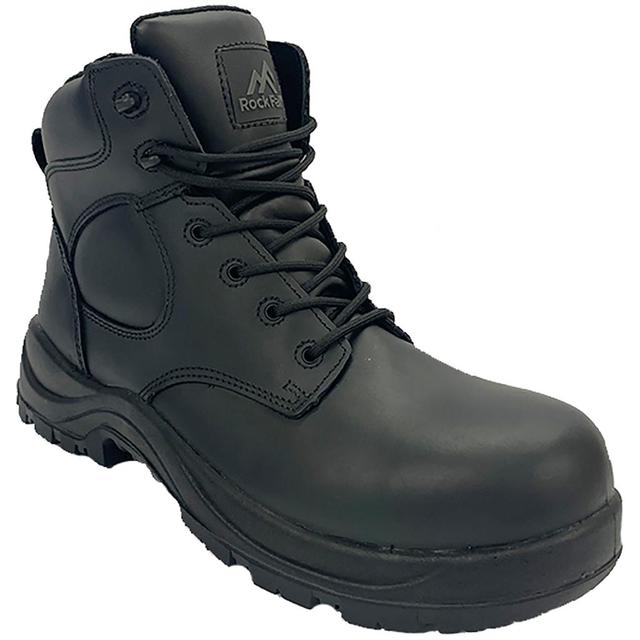 Rock Fall RF222 Jet Waterproof Safety Boot With Side Zip | Black | 11 on Productcaster.