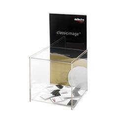 Deflecto Suggestion Box with Sign Holder (For signs up to 203 x 375mm) on Productcaster.