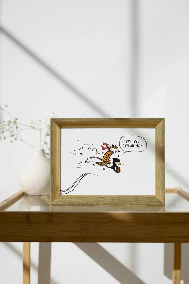 Calvin und Hobbes Poster DOWNLOAD: Auf geht's auf Entdeckungsreise on Productcaster.