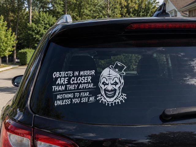 Grusel, Horror, lustig, 8'' × 11,06'', Aufkleber, Vinylaufkleber on Productcaster.