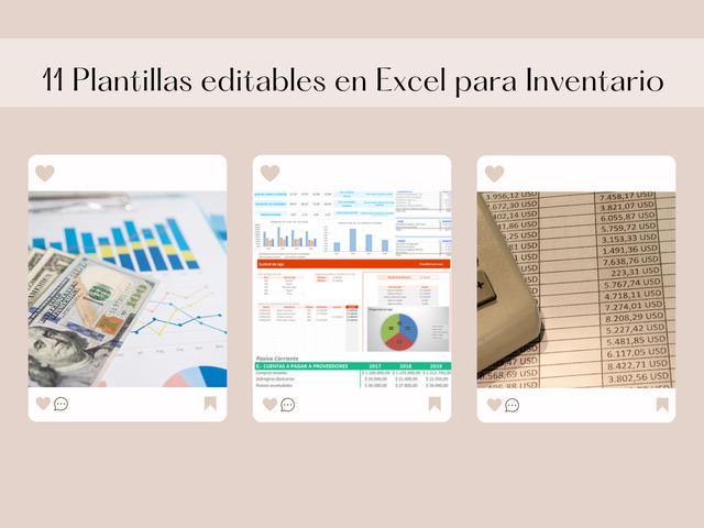Inventaris - Pakket met bewerkbare inventarissjablonen on Productcaster.