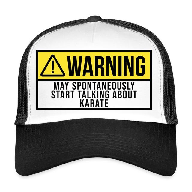 karate mädchen Trucker Cap | Hohe Qualität Caps & Mützen | Entdecke individuelle Kleidung bei Spreadshirt | "Karate" Entworfen von OKDave on Productcaster.