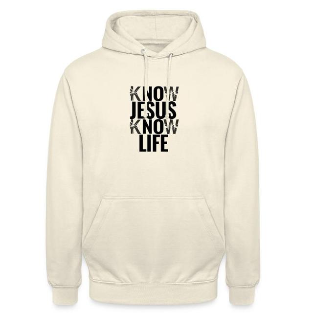 jesus Unisex Hoodie | Hohe Qualität Pullover & Hoodies | Entdecke individuelle Kleidung bei Spreadshirt | "Jesus Christus Leben" Entworfen von MichaSO on Productcaster.
