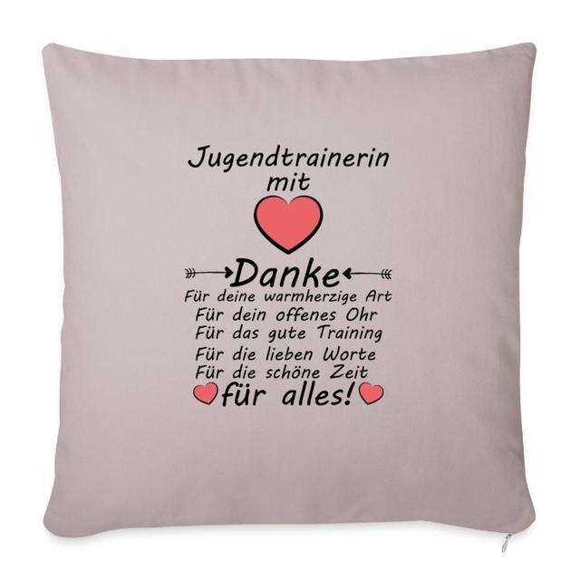 Jugendtrainerin Jugend Trainerin Danke Abschied | Sofakissenbezug 45 x 45 cm | Trainerin, Trainerin Mit Herz on Productcaster.