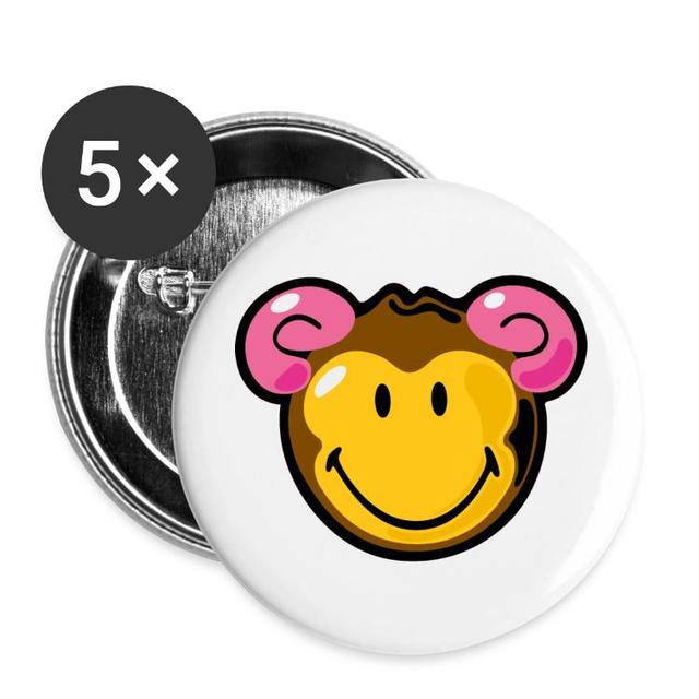 | Buttons & Anstecker | Smiley Monkey on Productcaster.
