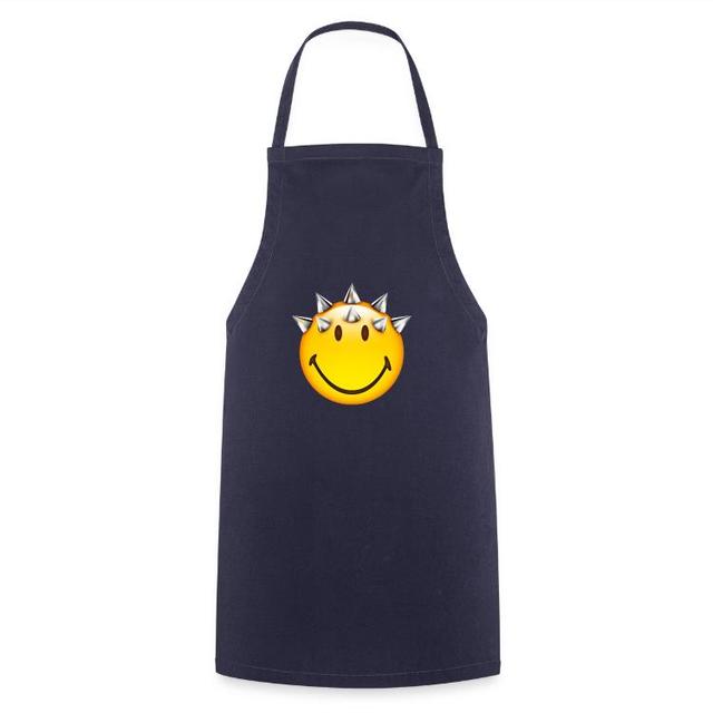 Kochschürze | Hohe Qualität Schürzen | Entdecke individuelle Kleidung bei Spreadshirt | "Smiley Punk" Entworfen von SmileyWorldCYO on Productcaster.