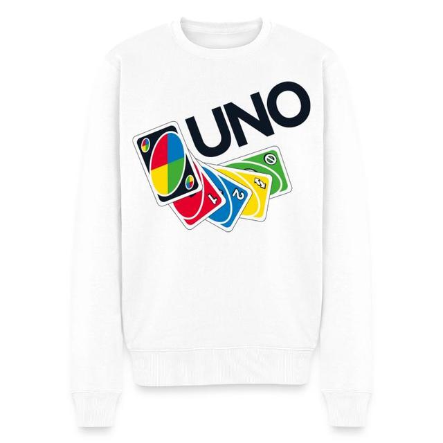 Uno, Uno | Sweat-shirts | Uno Logo Noir Avec Des Cartes Étendues on Productcaster.