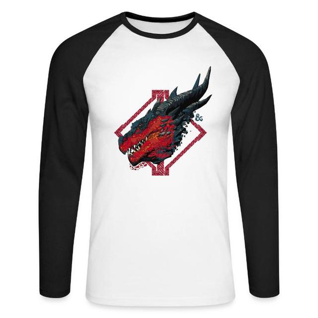 D&d, Dunegons | Shirts Met Lange Mouwen | Dungeon & Dragons Drakenkop on Productcaster.