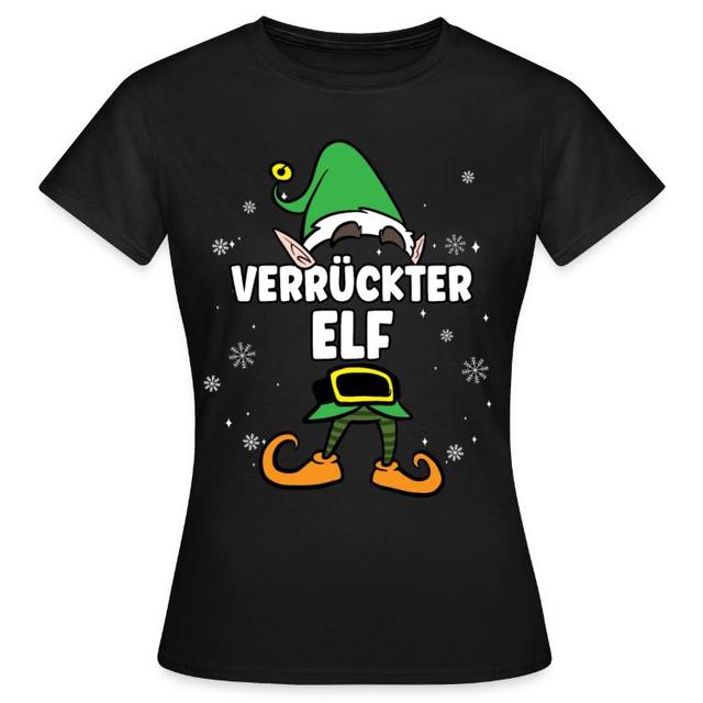 Partnerlook | T-Shirts | Verrückter Elf Partnerlook Weihnachten on Productcaster.