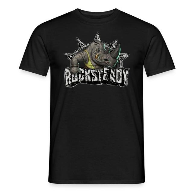 tmnt Männer T-Shirt | Hohe Qualität T-Shirts | Entdecke individuelle Kleidung bei Spreadshirt | "Tmnt Mutant Mayhem Mit Rocksteady" Entworfen von TMNT on Productcaster.