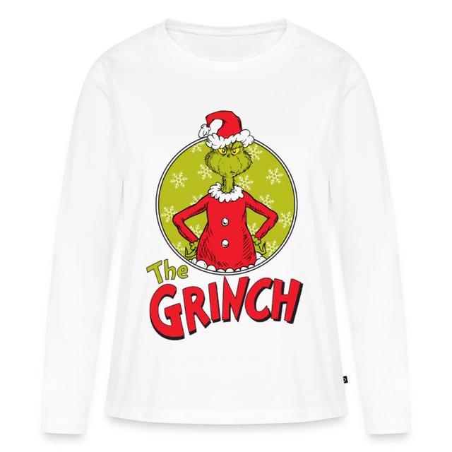The Grinch Vrouwen Premium Bio Shirt Met Lange Mouwen | Hoge Kwaliteit Shirts Met Lange Mouwen | Ontdek Individuele Kleding Bij Spreadshirt | "de Grin on Productcaster.