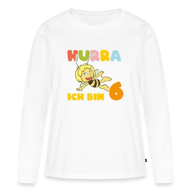 Biene Maja, Biene Maja | Langarmshirts | Biene Maja Hurra Ich Bin 6! 6. Geburtstag on Productcaster.